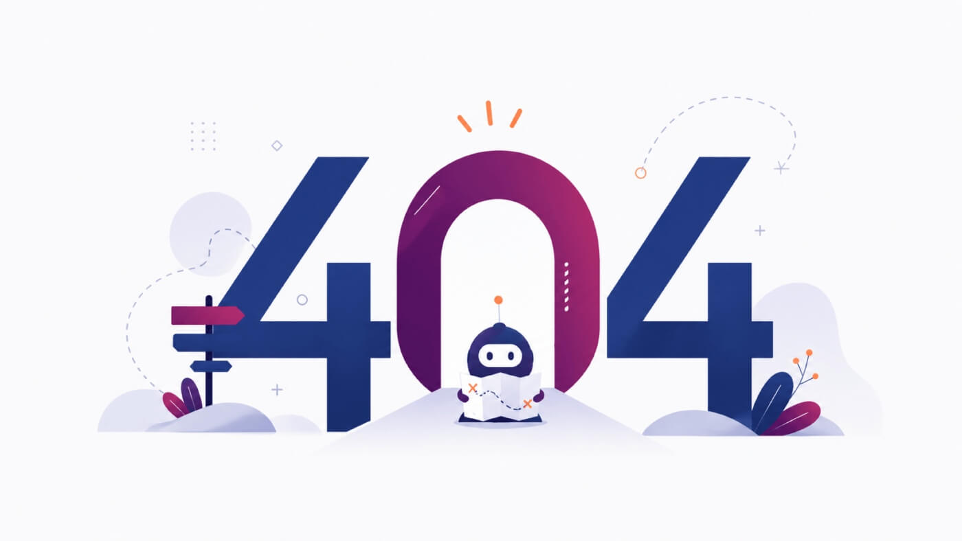 404 page not found illustration